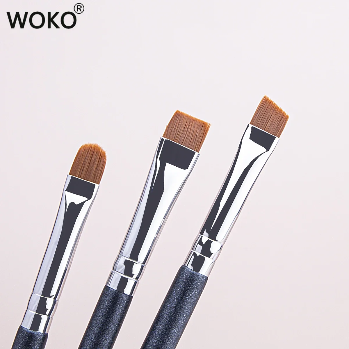 Pincel de línea ultrafino para labios, pincel para cejas, corrector de detalles, contorno de cejas, corrector de ojos, brochas de maquillaje