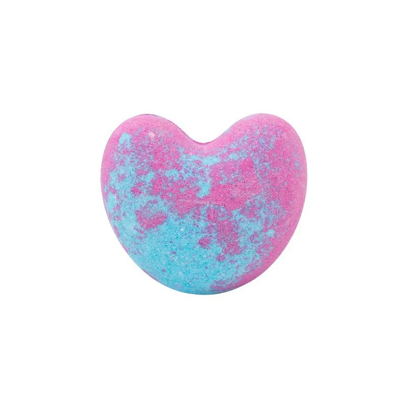 Kids Bath Bomb Bubble Bath Salt Ball For Shower Doughnut Heart Shape Bathing Spa Essential Oil Moisturize Dry Skin Children Gift