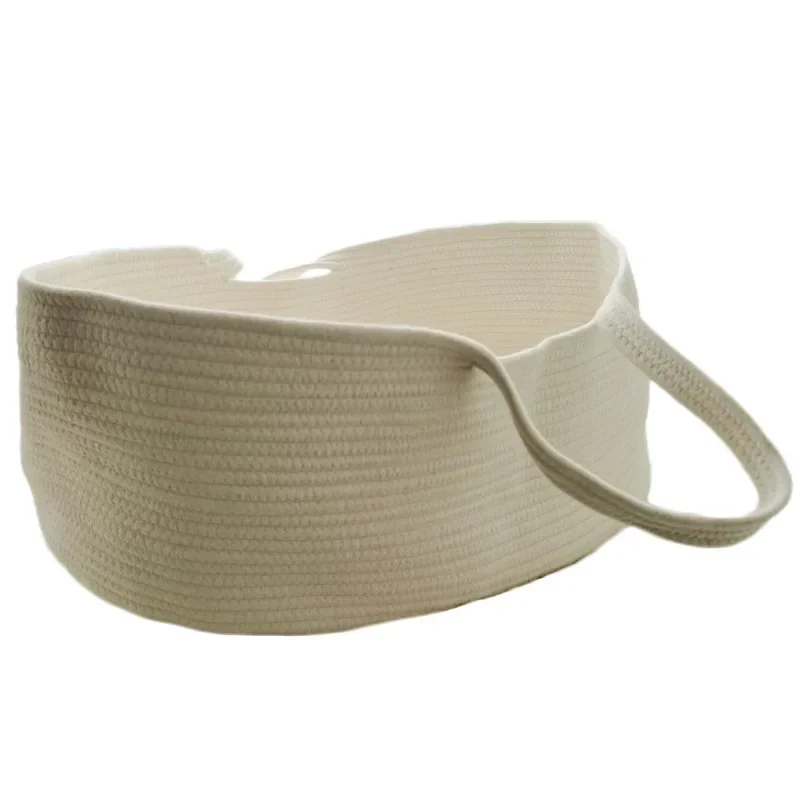 Portátil bebê moses cesta transportadora corda de algodão tecido berço cama berço berço berço berço berço berço do berçário decoração cunas para el bebe