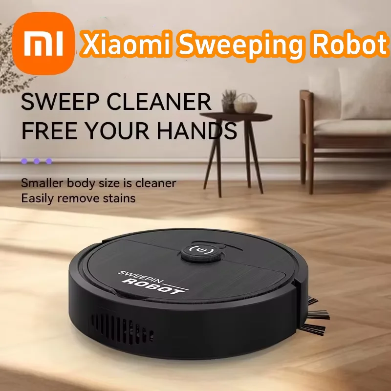 Xiaomi Electric Sweeper Home Smart Sweeping Robot Wet Dry Dual Use รีโมทคอนโทรล Sweeper เหมาะสําหรับห้องครัวพรมห้องนอน
