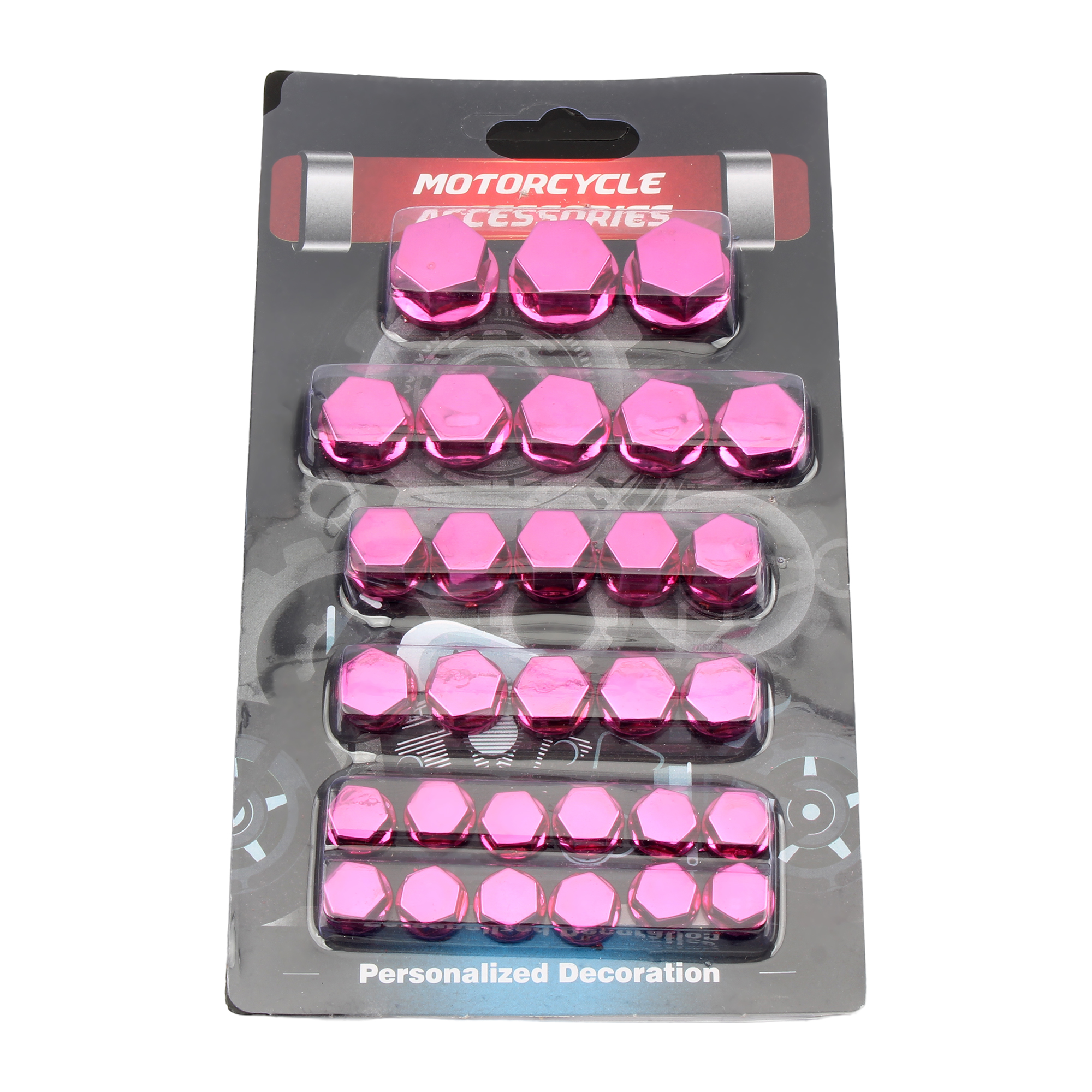 30 teile/satz Motorrad Zubehör Mutter Schraube Kappe Abdeckung Kopf Körper Dekorative Motor Mutter Bolzen Kappe Motocross Geändert Teile Großhandel