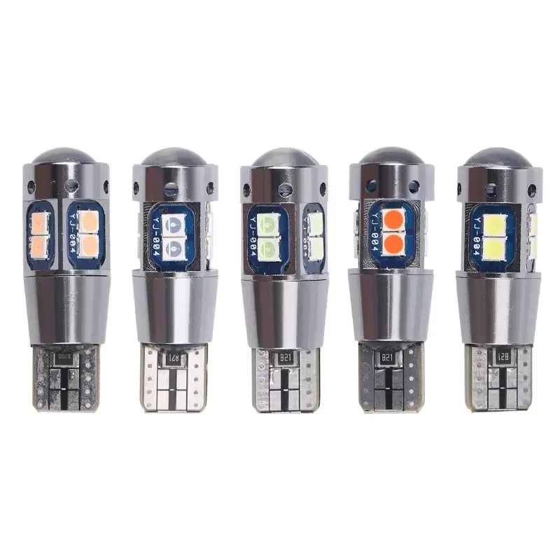 Luz interior do carro luzes de folga t10 w5w 168 192 led luzes traseiras 3030 10smd 12v lâmpada automática canbus marcador carro lâmpadas estacionamento