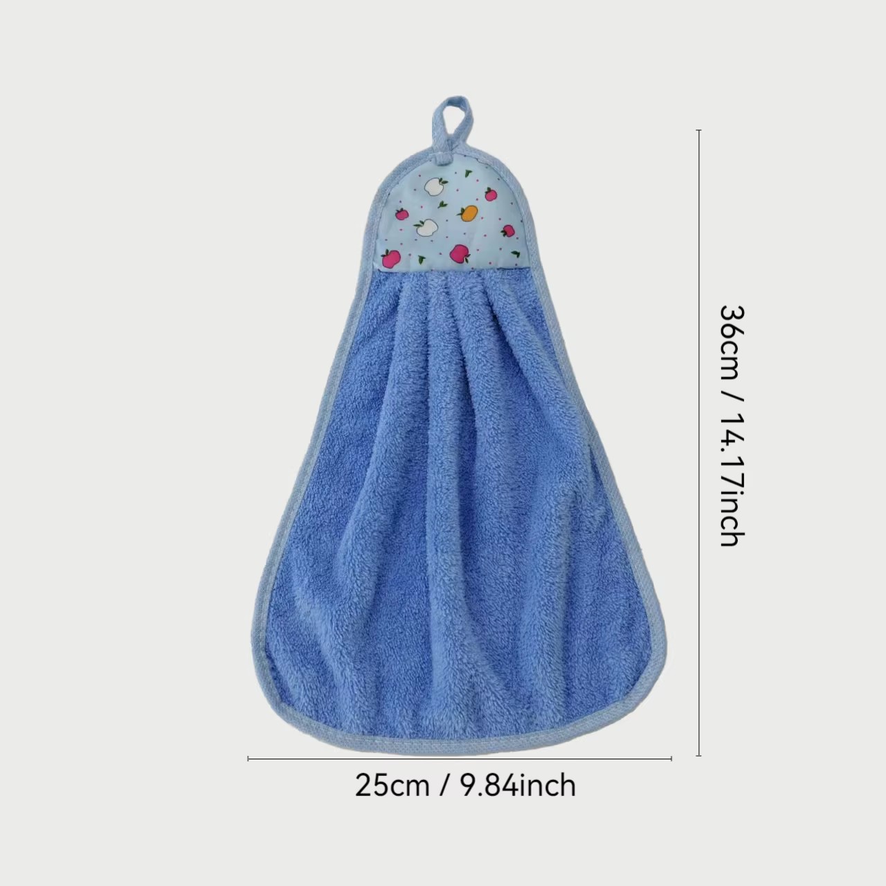 Asciugamano con punta delle dita in pile corallo da 3 pezzi, asciugamano sospeso per pulire le mani, panni per lavare i piatti domestici per il bagno, forniture per il bagno