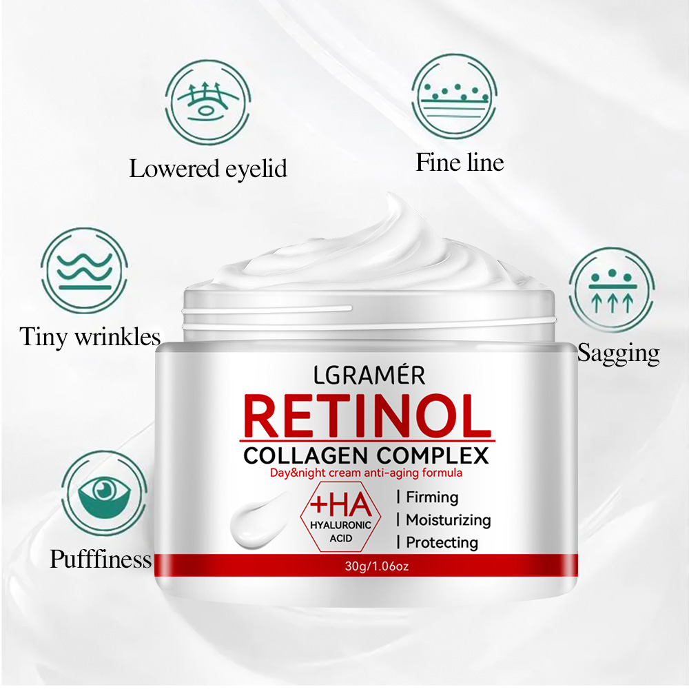 Crema rassodante lifting al retinolo Collagene Crema viso antirughe lisce per idratante Sbiancante Nutriente Illumina i prodotti per la pelle