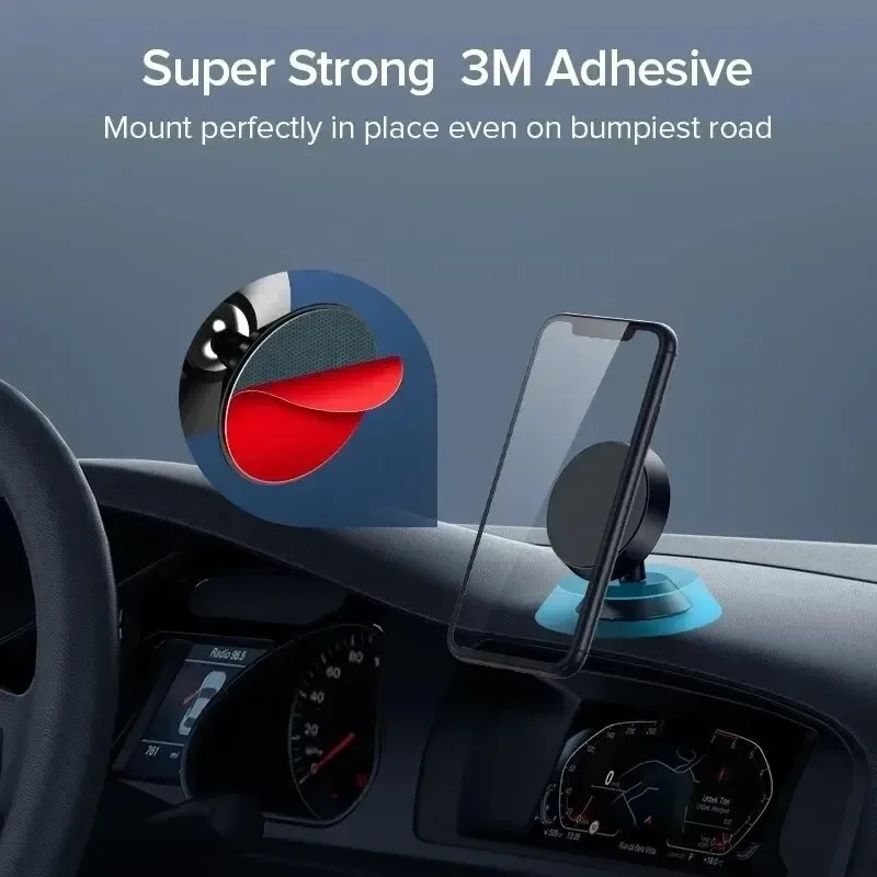 Supporto magnetico per telefono per auto Supporto per cruscotto Smartphone Staffa per supporto mobile Supporto GPS per cellulare in auto per iPhone Xiaomi Samsung LG