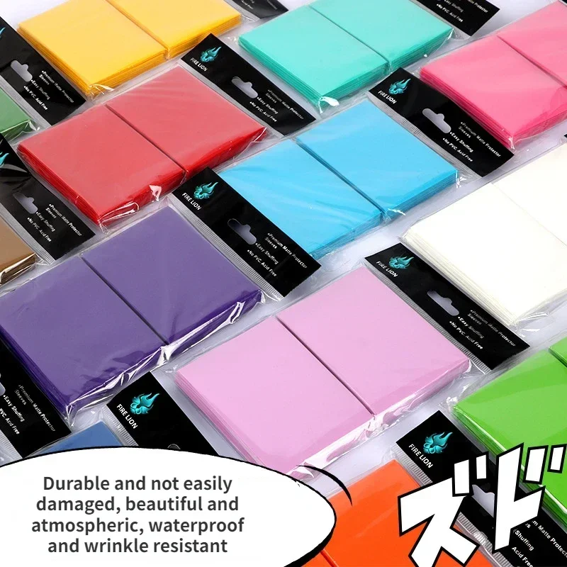 100 Uds 66x91mm 2,60x3,58 pulgadas mate Katana funda para tarjeta comercial Protector de tarjetas TCG para fundas de tarjetas MTG Yugioh