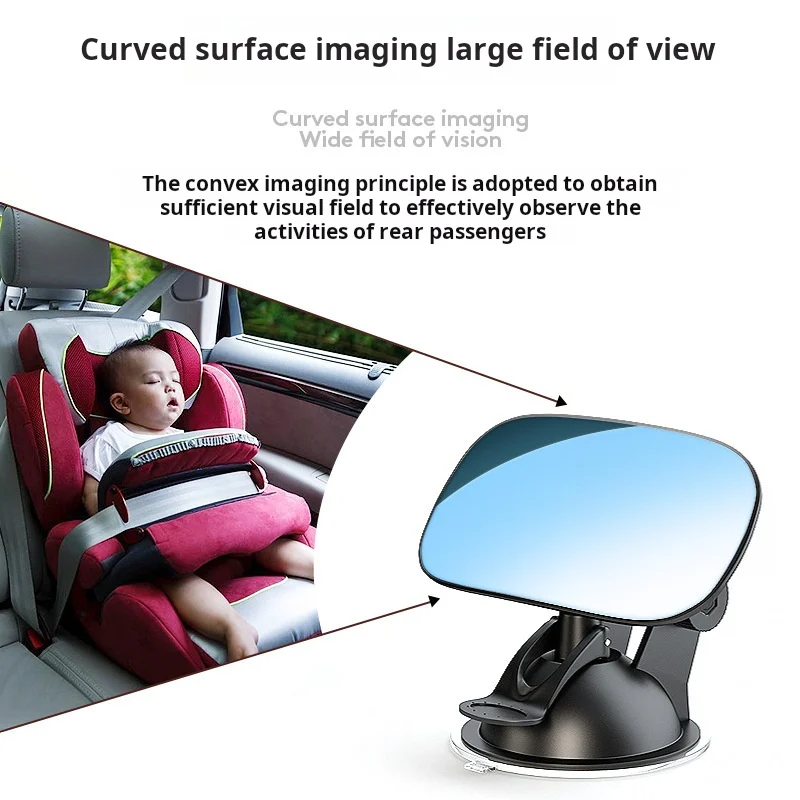 Itens para bebês, acessórios seguros para assento de carro infantil, monitor de espelho retrovisor ajustável para crianças no banco traseiro do carro