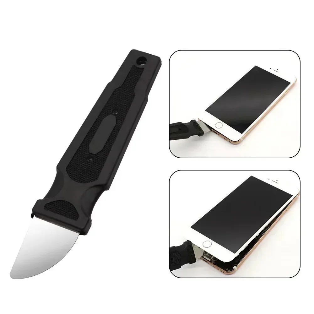 Barra de palanca de acero inoxidable para reparación de tabletas y teléfonos móviles, herramienta de desmontaje de carcasa de arranque, raspador de moldeo por inyección de Metal