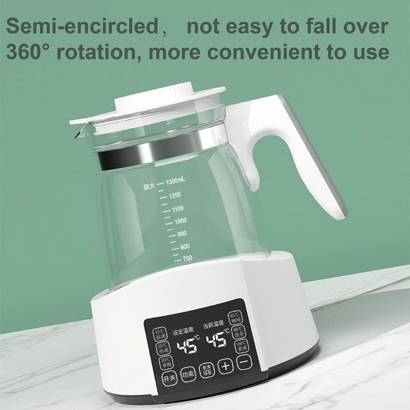 Bouilloire à régulateur de lait thermostatique pour nourrissons, Pot isolant intelligent, chauffe-lait automatique, eau chaude, lait en poudre, 1,2 l, GL41