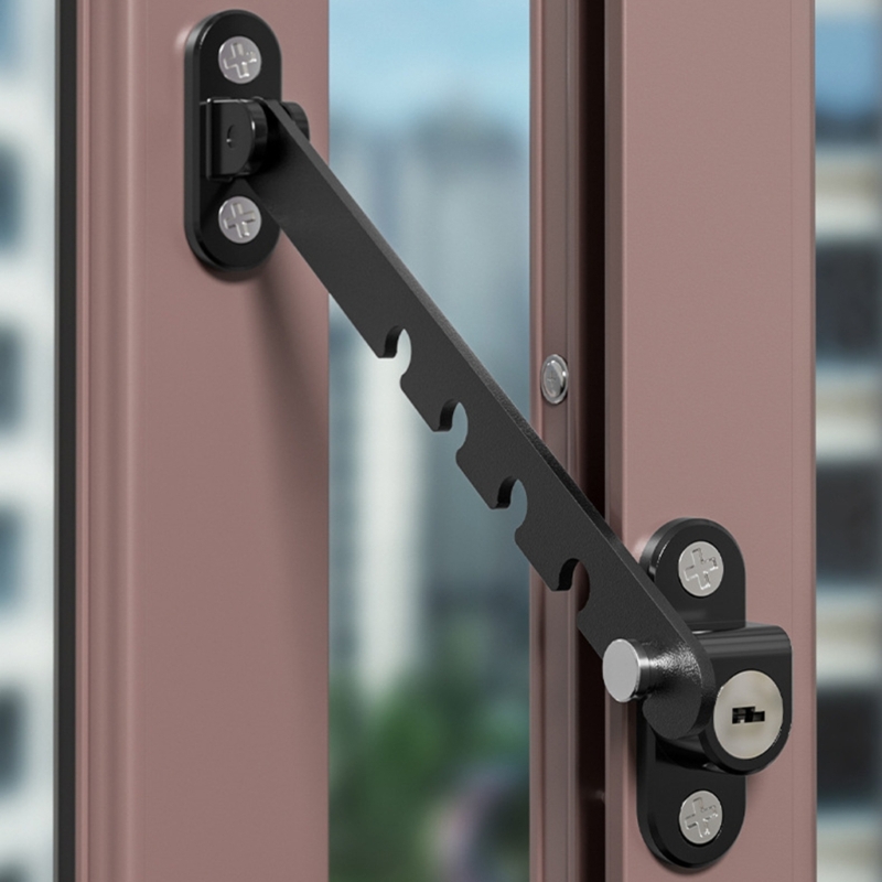 M76C Lắp Đặt Dễ Dàng Chống Trẻ Cửa Sổ & Khóa Cửa Có Thể Điều Chỉnh An Toàn Trẻ Cửa Sổ Cửa Hạn Chế Khóa Cửa Sổ Bằng Thép