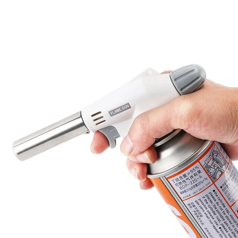 Torcia Cottura Accensione automatica Gas butano Saldatura Bruciatore Saldatura Bruciatore a gas Fiamma Torcia a gas Pistola a fiamma Soffio per barbecue Cucina da campeggio