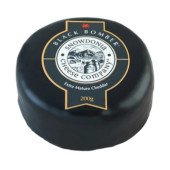 Cheddar schwarzer Bomber käse 200g - Snowdonia