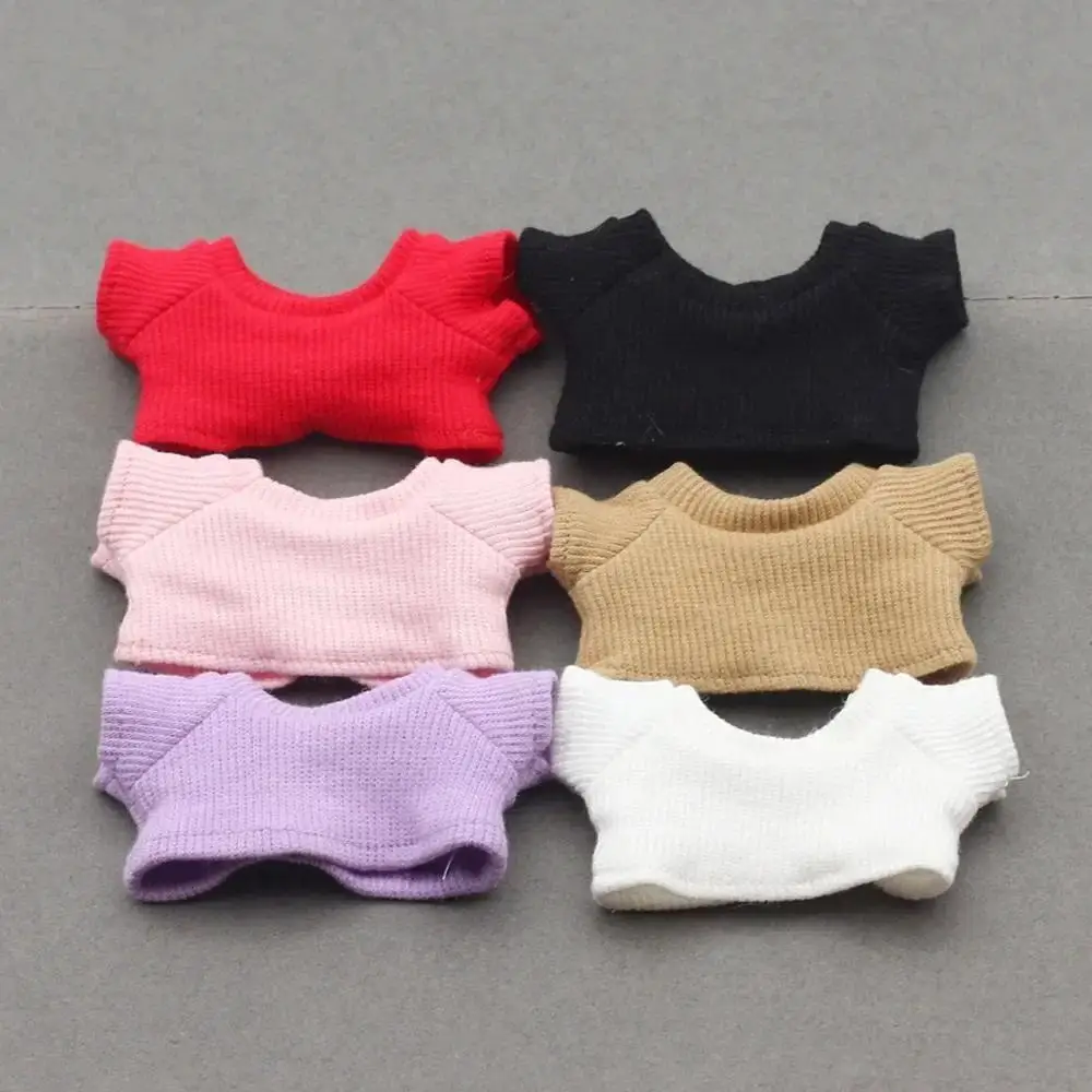 Mini ropa para muñeca, accesorios para 15-17cm, conjunto de uniforme Labubu V1 V2 V3Labubu, falda y suéter, ropa para gafas de sol