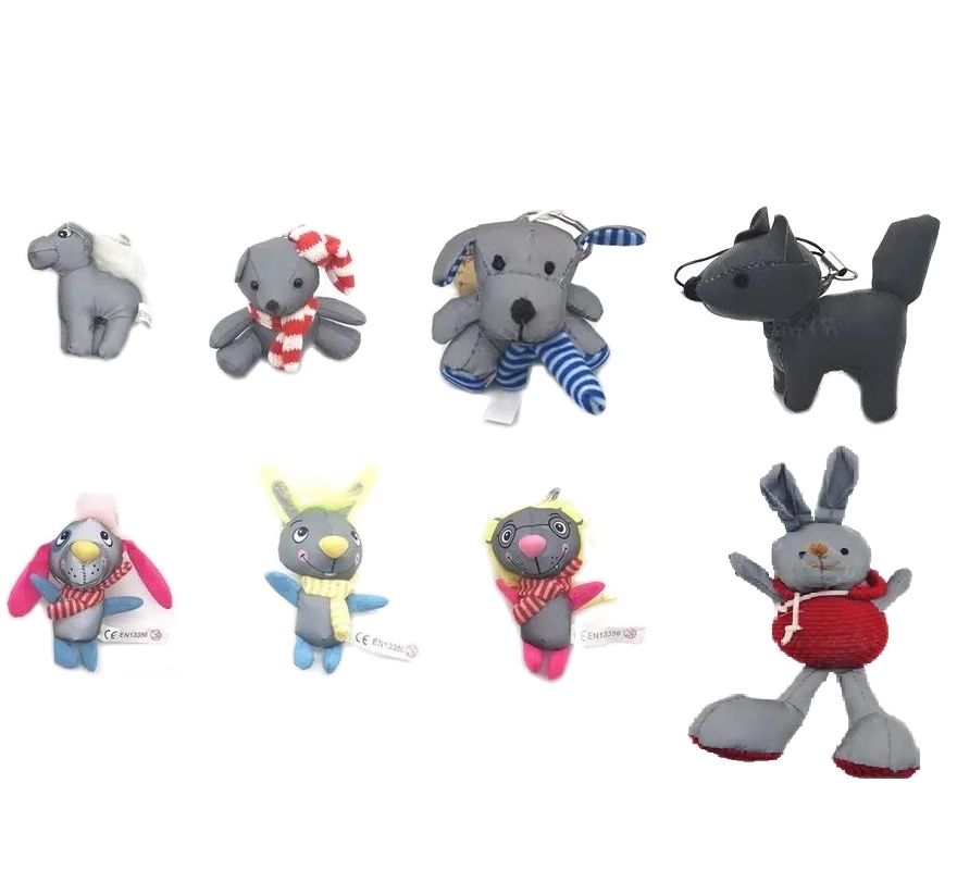 Hochglanz-Reflektor-Anhänger, Cartoon-Rucksack, Sicherheits-Verkehrsschilder, selbstschützend, reflektierend