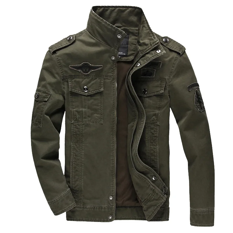 2024 nova jaqueta de algodão masculina caça selvagem à prova de vento multi-bolso jaqueta de trabalho outono casual exército verde casaco de escalada de montanha