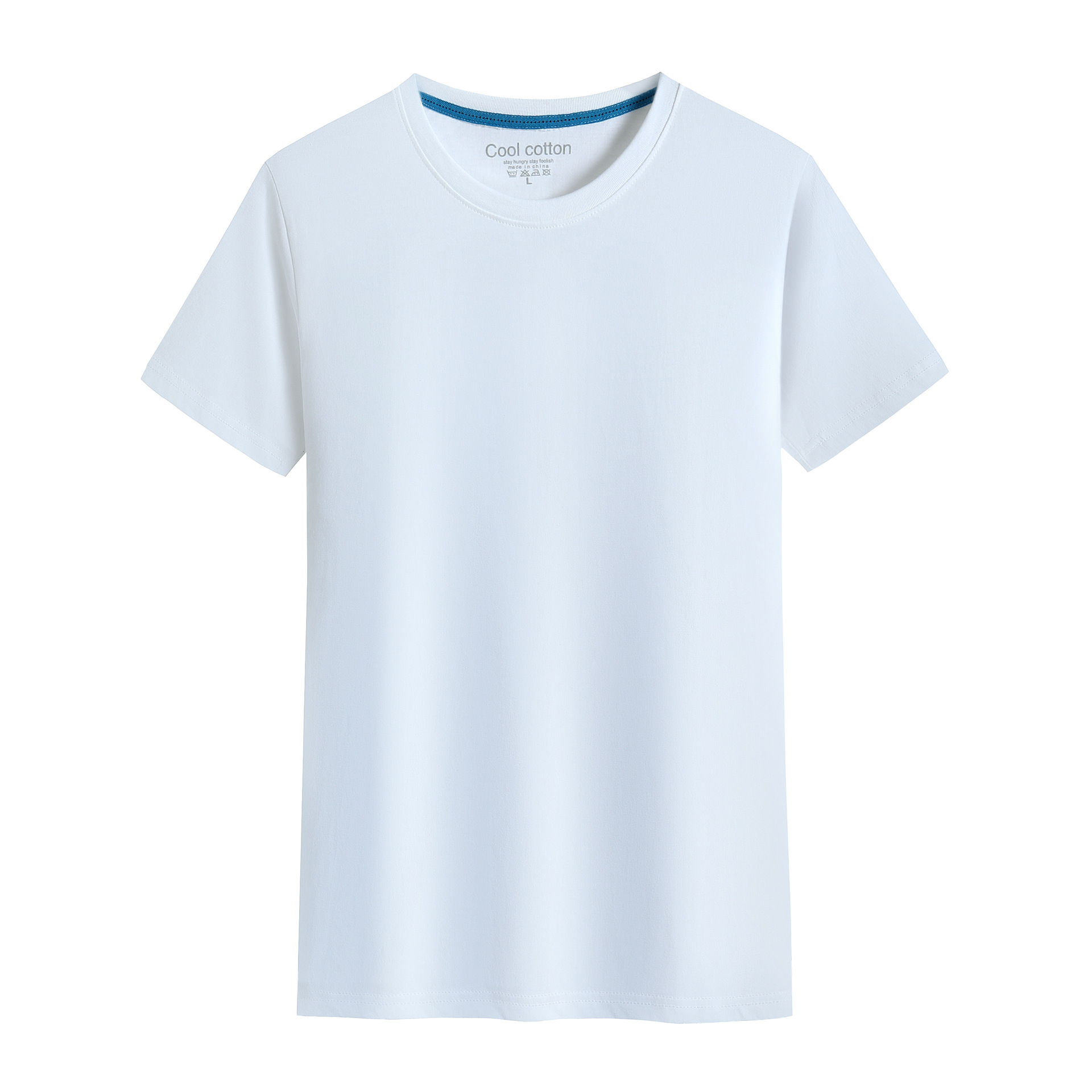 2025 真新しい綿 100% メンズ Tシャツピュアカラー男性 Tシャツラウンドカラー半袖マン Tシャツトップ Tシャツ男性服