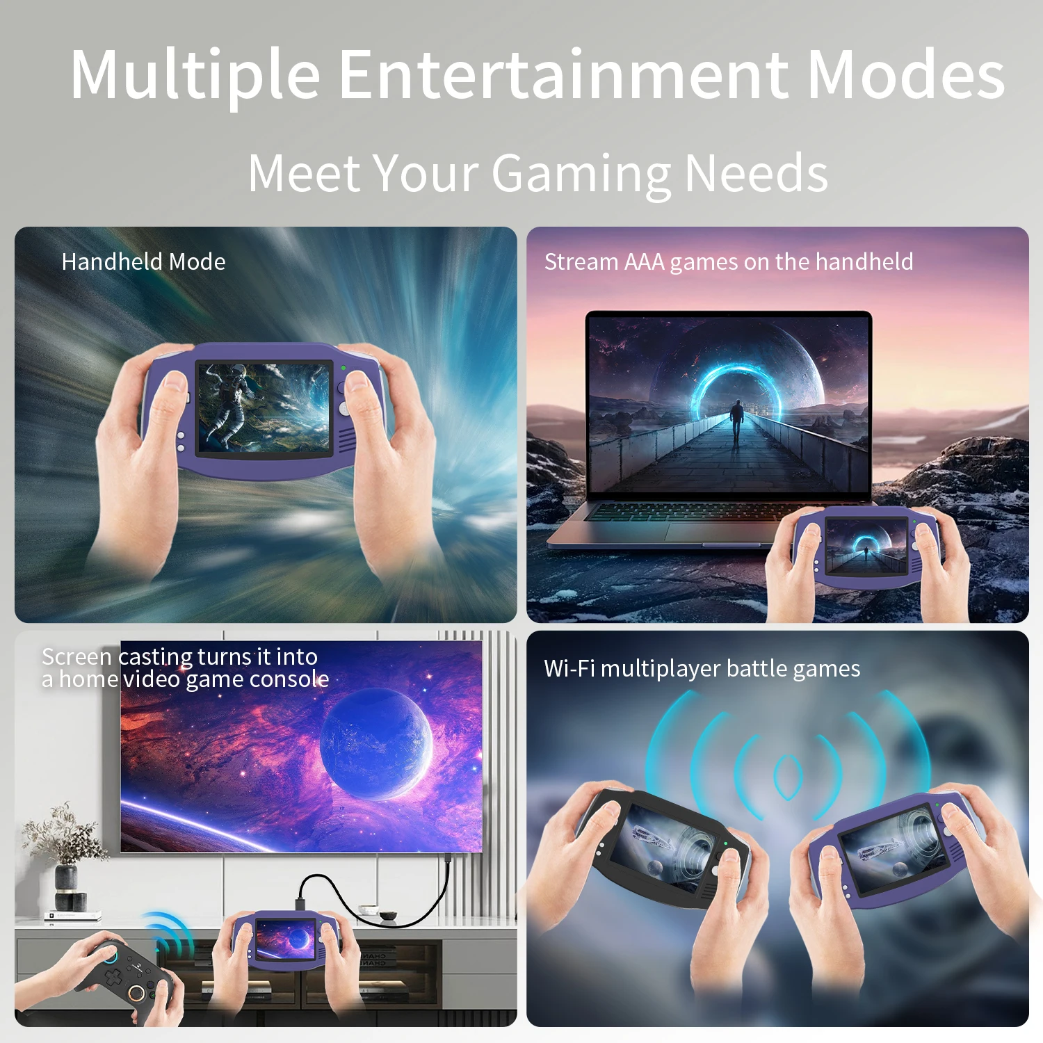 ANBERNIC RG 34XX Handheld Game Console 3.4” IPS 720*480 Screen Linux 64-bit 3500mAH Bluetooth RG34XX Retro Video Gaming Players