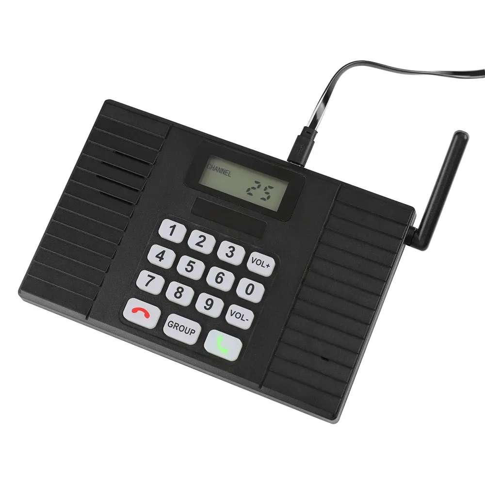 Wireless Intercom Two Way Communication System Hand Free Talk 999 Meters Real Time Intercom  for Villa Room Office Hotel Factory