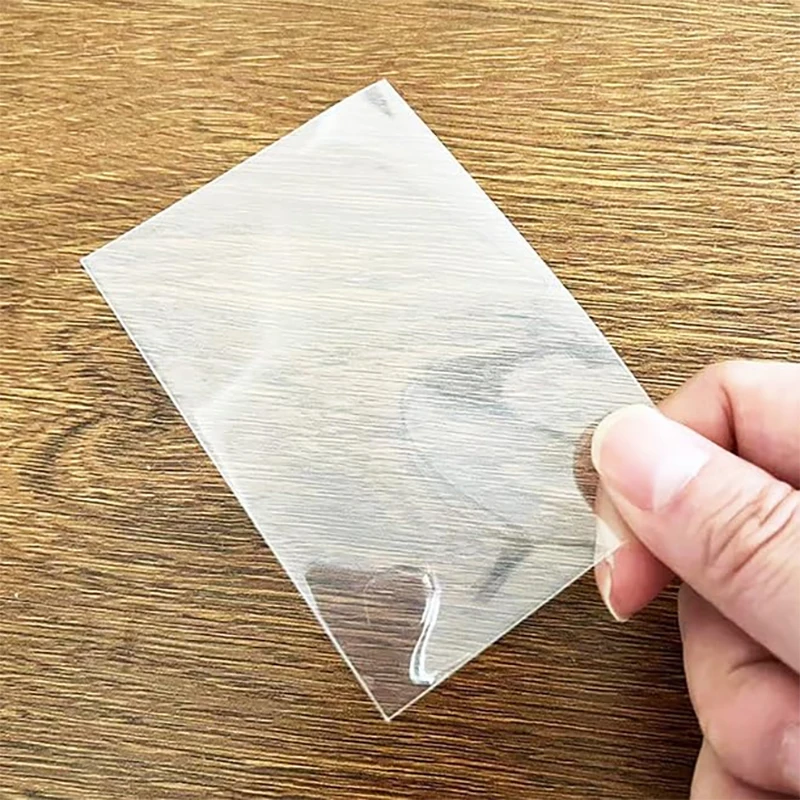 100 pçs/setProtective Manga Jogo de Tabuleiro Mágico Sacos de Armazenamento Transparentes, Capa de Cartão de Tarô, Acessórios de Presente de Brinquedo Infantil