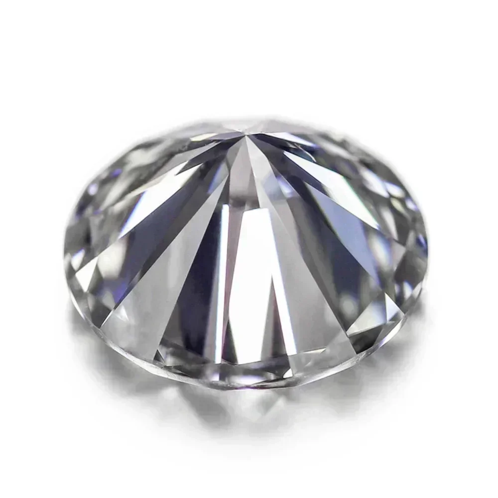 Pierre précieuse de moissanite ronde pour bijoux exécutifs, document D, vente en gros, Vvs1, 0,1 ct-12ct, GRA, ignorer