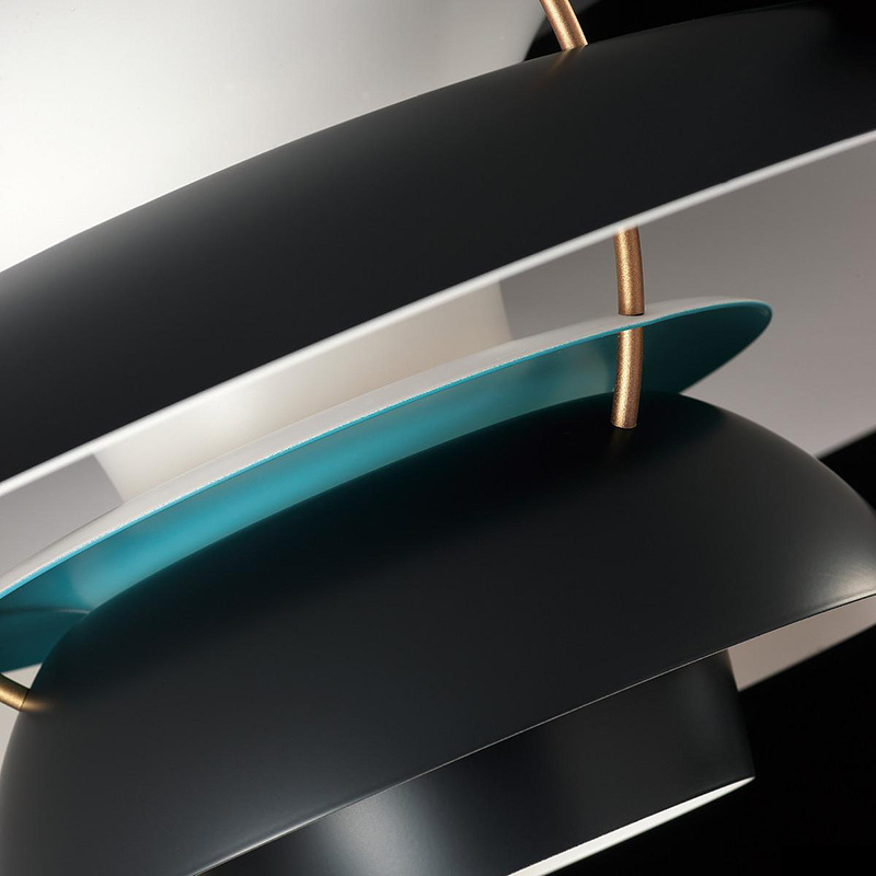 Pantalla de cristal negra personalizable, creativa, sencilla, moderna, comedor, sala de estar y dormitorio