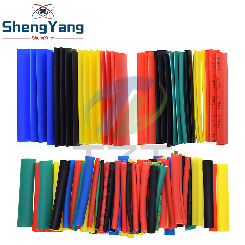 164/328 stücke Schrumpf schlauch isolierung Schrumpf schlauchs ortiment antike Schrumpf schlauch bunte Wickel draht kabel hülse