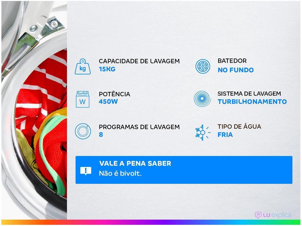 Tanquinho Colormaq 15Kg LCS 15 - 110V