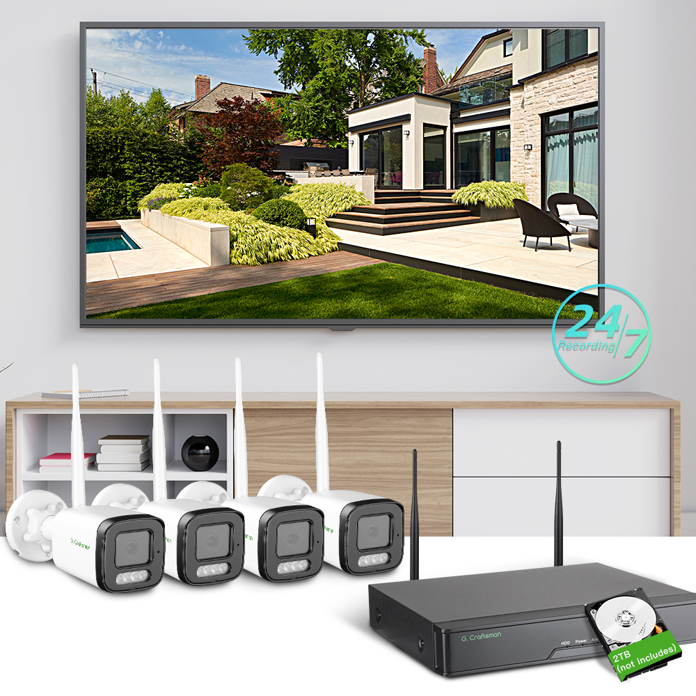 RU XMeye 4CH T 5MP Wi-Fi Система KIT Обнаружение лица Беспроводная система Onvif CCTV Видеонаблюдение Безопасность G.Craftsman