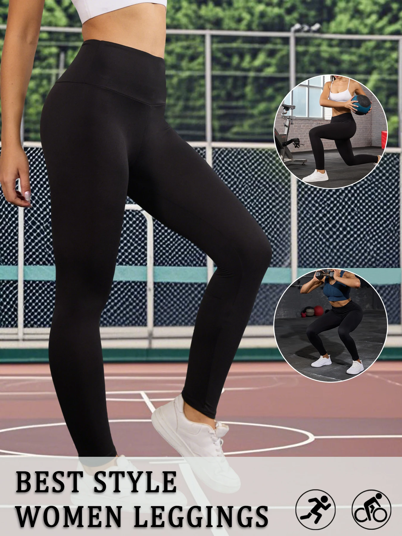 Mallas súper suaves para mujer, cintura alta, Control de barriga, sin transparencias, entrenamiento, Yoga, correr, atlético, Push Up, gimnasio, Fitness