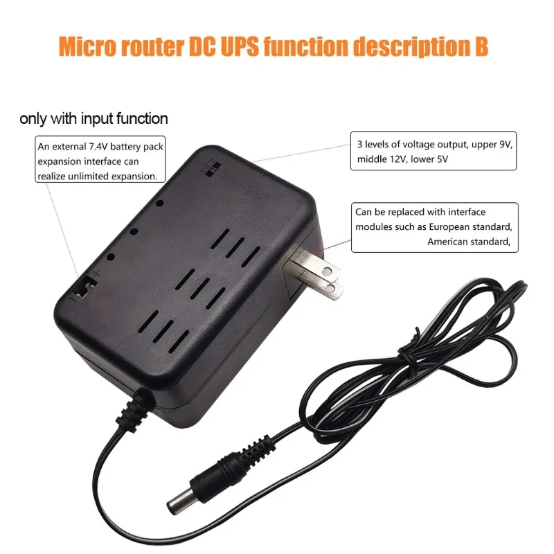モデム用ポータブルミニラップトップ,Ccctvカメラ用,Wi-fiルーター,LEDストリップパネルアンプ,EU,us,5v,9v,12v,1a,5000mah,4000mah