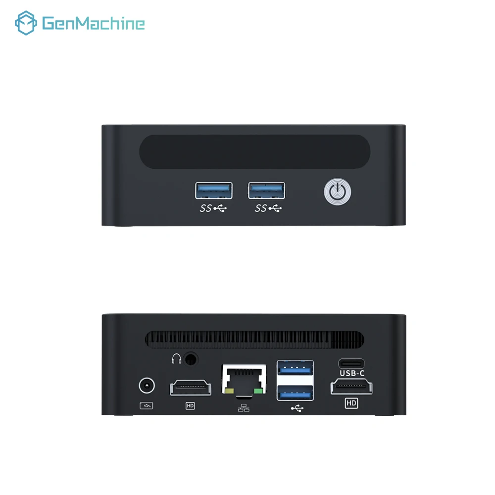JIXIEJUN Mini Gaming PC With AMD Ryzen 7 5700U 5800U 5600H 5800H ES 32G DDR4 1T NVME PCIe3.0 SSD Desktop Computer