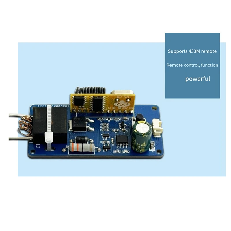 DC3.7V 433M Remote Control ARC Igniter High Voltage Generator Drive Remote Control Board Module With LED Indicator