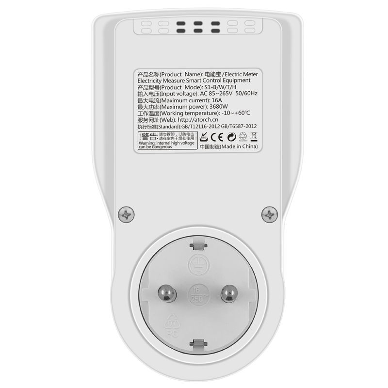 16A Tuya WIFI Smart Socket AC220V 110V Digital Wattmeter EU Plug Electricity consumption Power KWH US AU FR Power Energy Meter