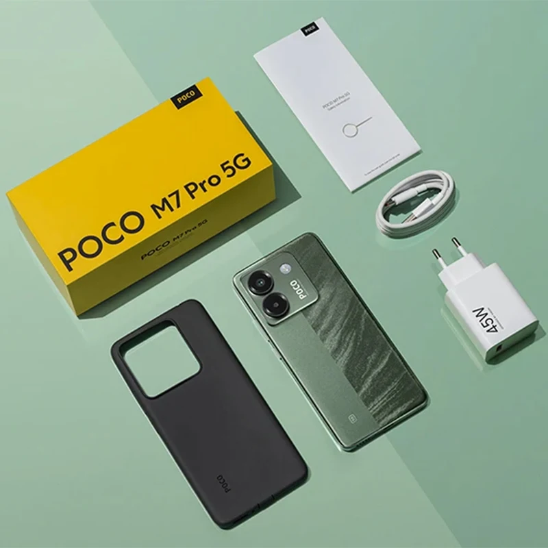 Новейшая глобальная версия POCO M7 Pro 5G, размер мобильного телефона 7025-Ultra, 120 Гц, FHD +, AMOLED-дисплей для ухода за глазами, аккумулятор 5110 мАч, NFC