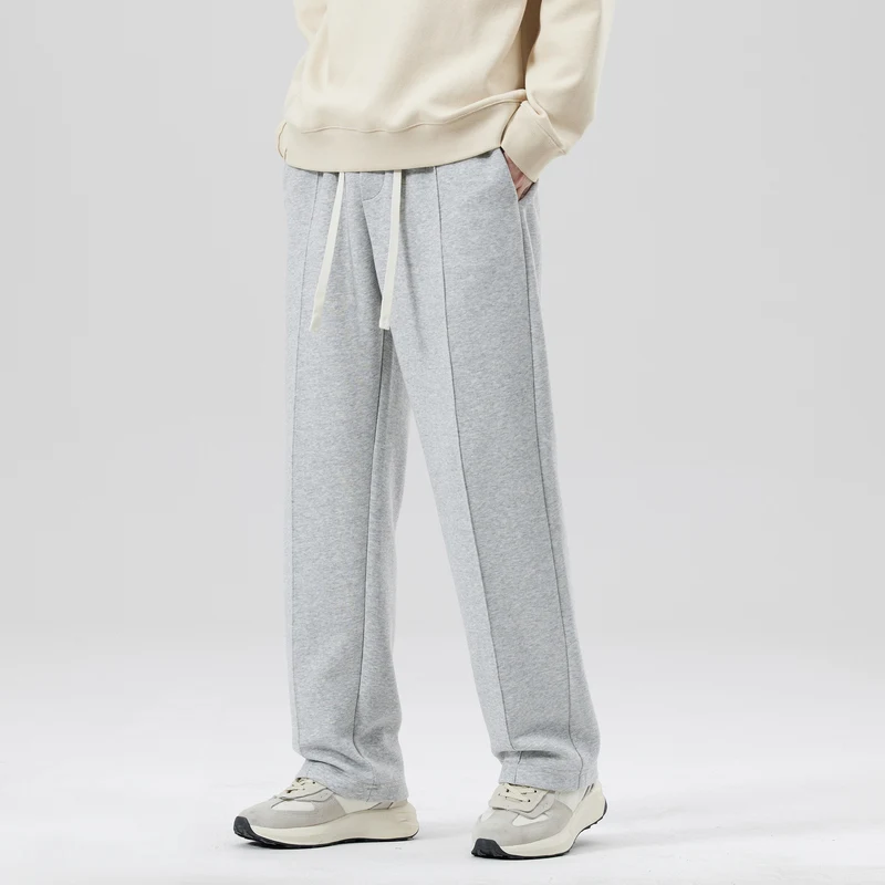 CAAYU メンズジョガースウェットパンツファッションヒップホップ日本のストリート巾着カジュアルだぶだぶのズボンスポーツルーズグレーパンツメンズ