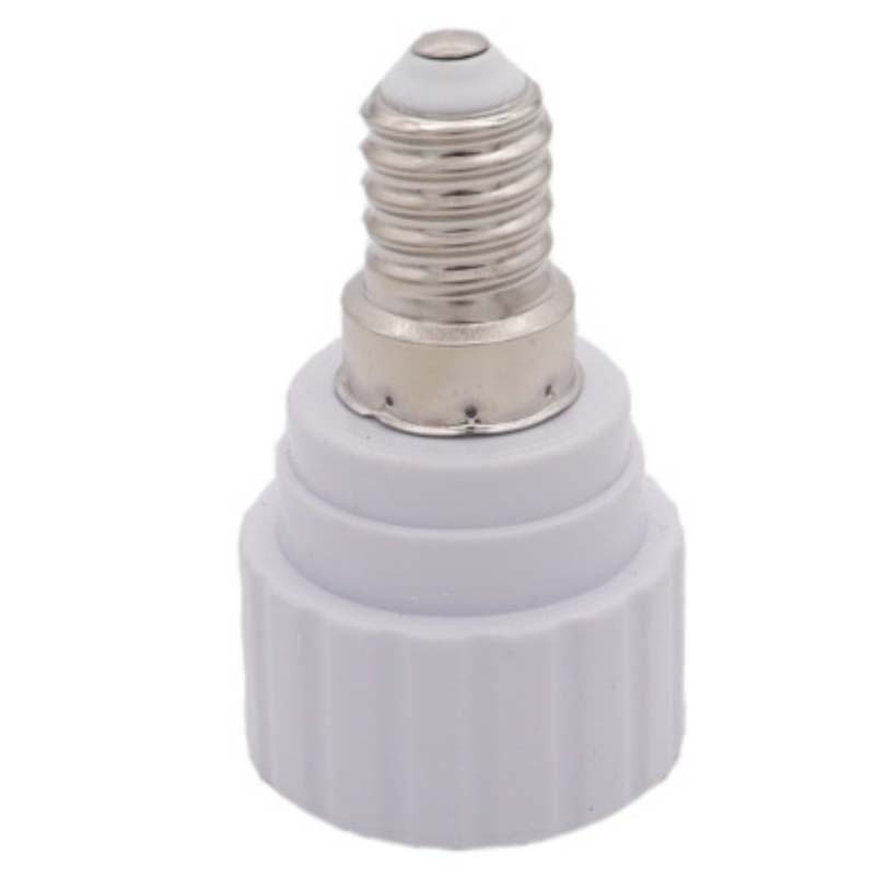Trắng E14 Để GU10 Gốm Đế Đèn Led Đui Đèn Chuyển Đổi Vít Bóng Đèn Ổ Cắm Adapter LED Tiết Kiệm Đèn Halogen căn Cứ PBT