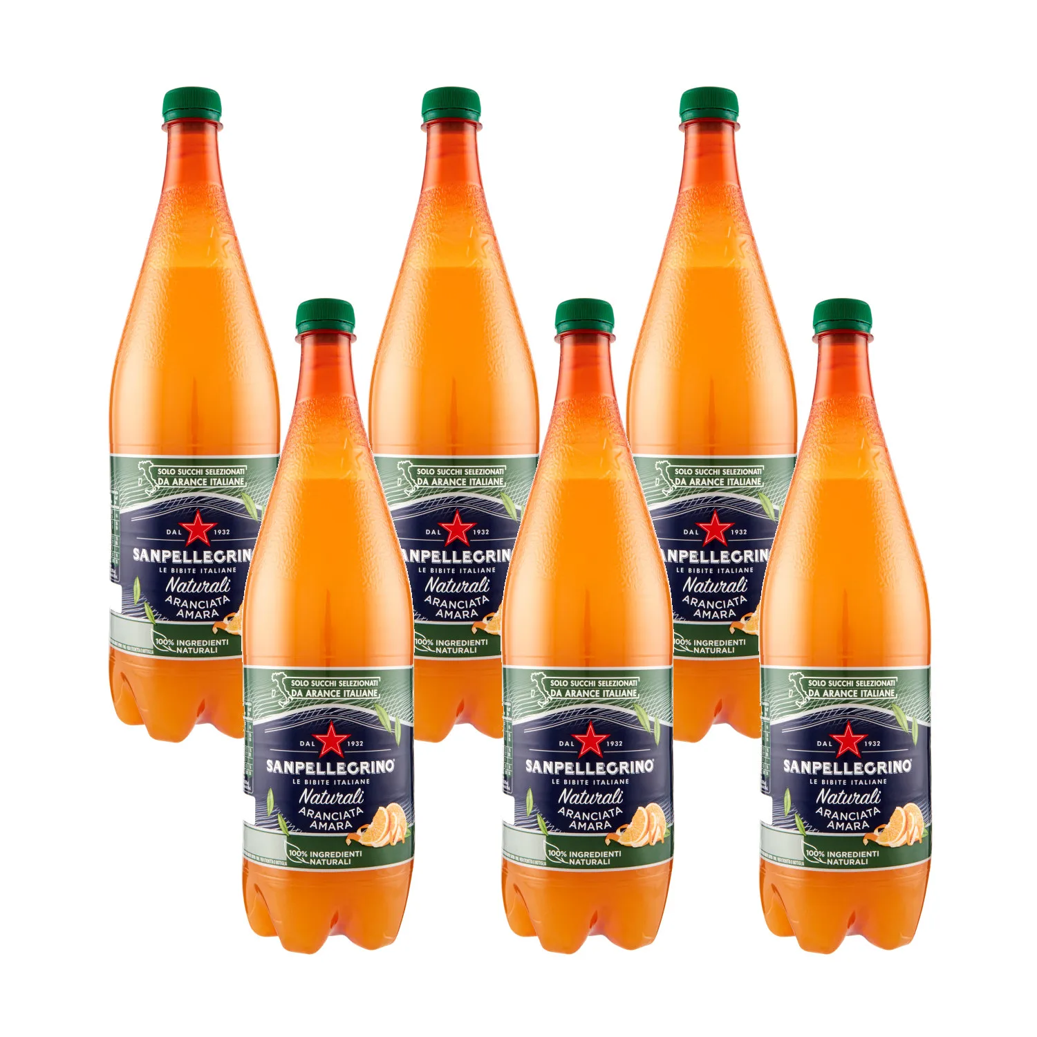 6x Napój gazowany SAN PELLEGRINO Aranciata Amara 1,2l
