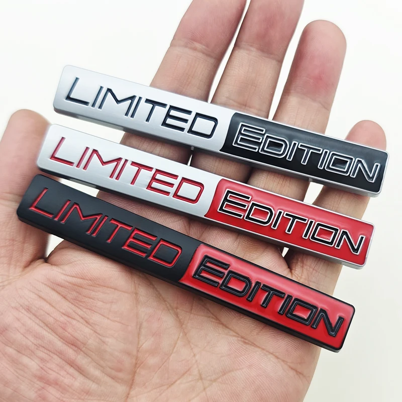 3d Metal Logo Edycja Limitowana Emblemat Samochodowy Przedni Grill Bdage Tylny Bagażnik Błotnik Naklejka Auto Racing Motocykl Naklejka Akcesoria
