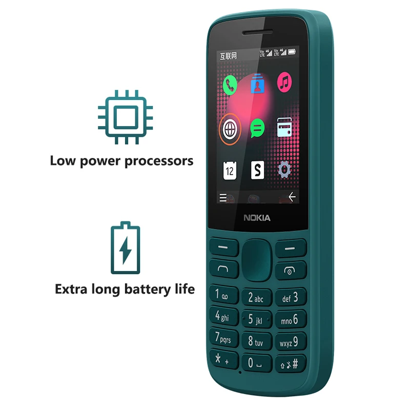Nokia 215/225 4G Mobile Phone Dual SIM Bluetooth FM Radio 1150mAh Feature button Phone Hebrew Keyboard New And Original 100%