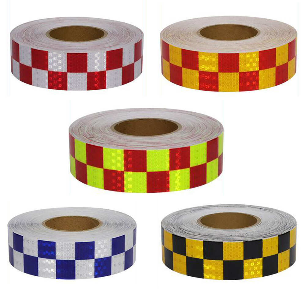 Car Reflective Tape Decoration Stickers Car Warning Safety Reflection Tape Film Auto Reflector Sticker
