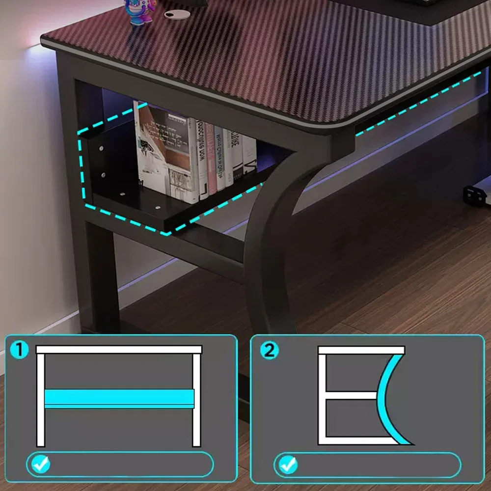 Gaming table Computer desk desktop home live Esports table Student study desk E-sports Table Computer Desk Desk Home Office Desk