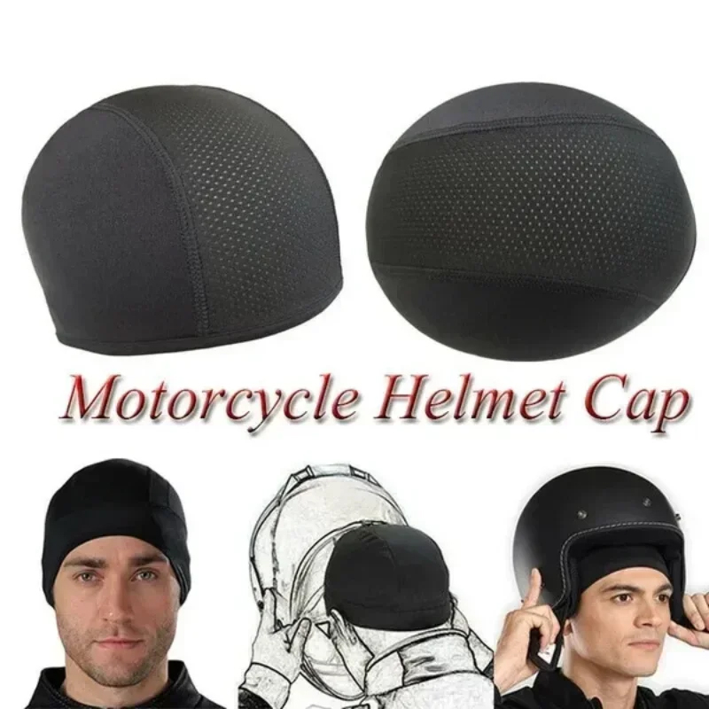 Gorro interior para casco de motocicleta, cubierta de cabeza de diseño Original, gorro absorbente de sudor, gorro de deportes al aire libre de alta elasticidad