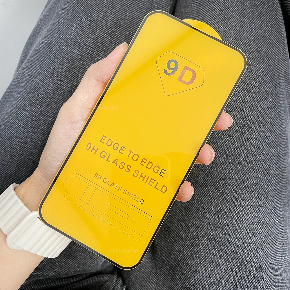 1–5 Stück 9D Displayschutzfolie aus gehärtetem Glas für iPhone Serie 17 Air 17 Pro 16 Plus 14 13 15 12 11 Pro Max Schutzglas