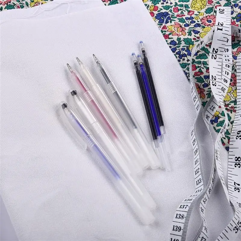 10/20 unids/set rotulador mágico borrable con calor, bolígrafos de tela que desaparecen con temperatura, marcado de línea, accesorios de costura para manualidades DIY