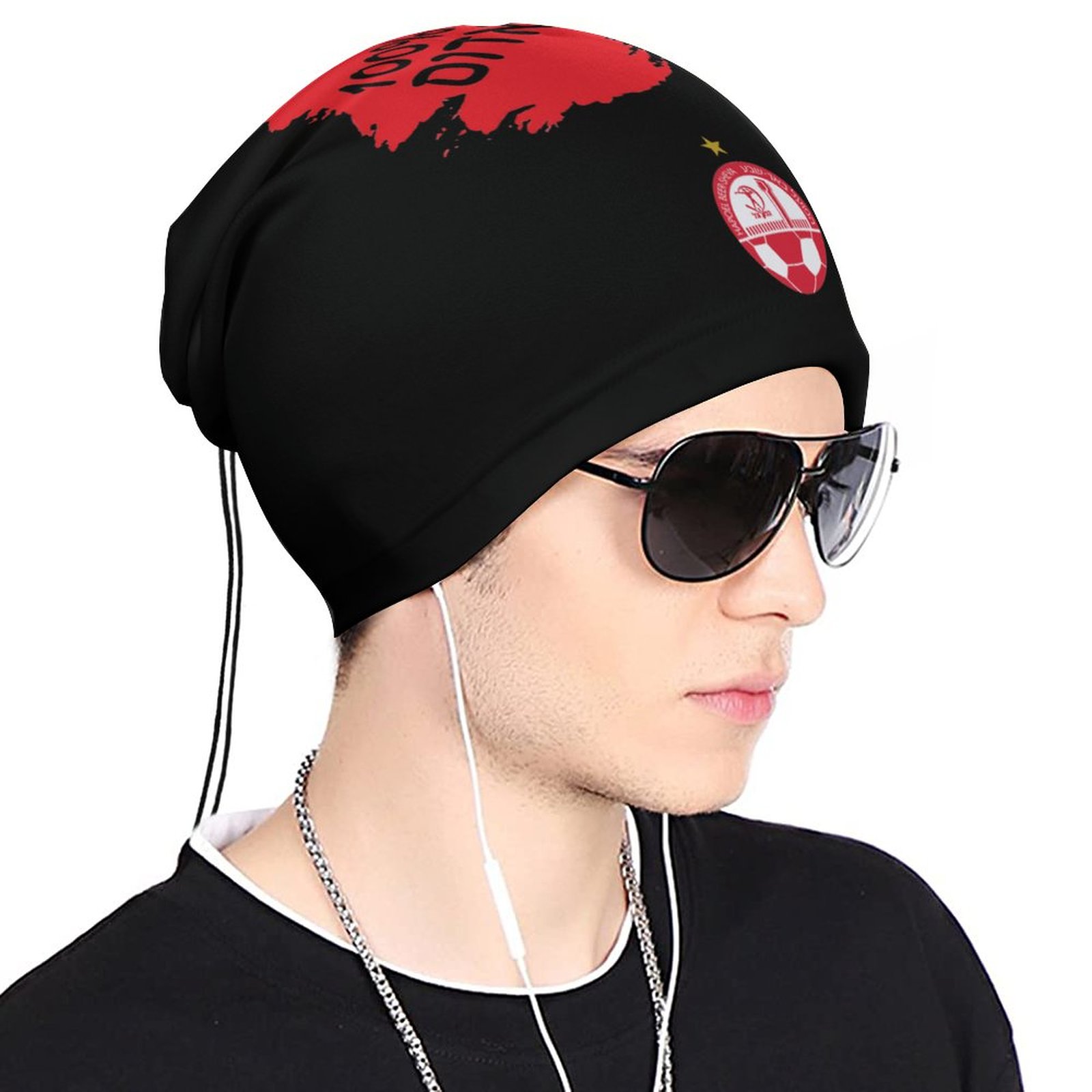 Hapoel Beer Sheva Face Mask Seamless Turban Headwear Neck Warm Outdoor Multifunctional