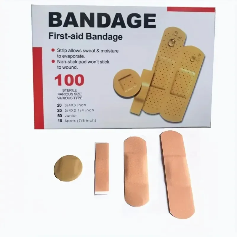 100 teile/satz Baby Verband Wasserdicht Atmungsaktiv Heftpflaster Hämostase Wunde Aufkleber Dressing Pflaster Banditas für Kinder