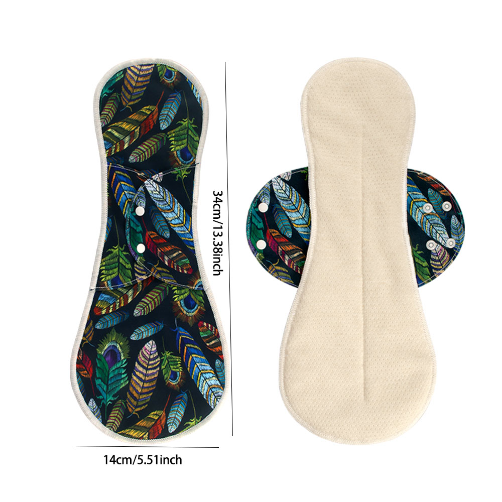 Biai ผ้าอนามัย14*34ซม. ดูดซับผ้าเช็ดปากได้ดีผ้าอนามัยป้องกันแบคทีเรีย