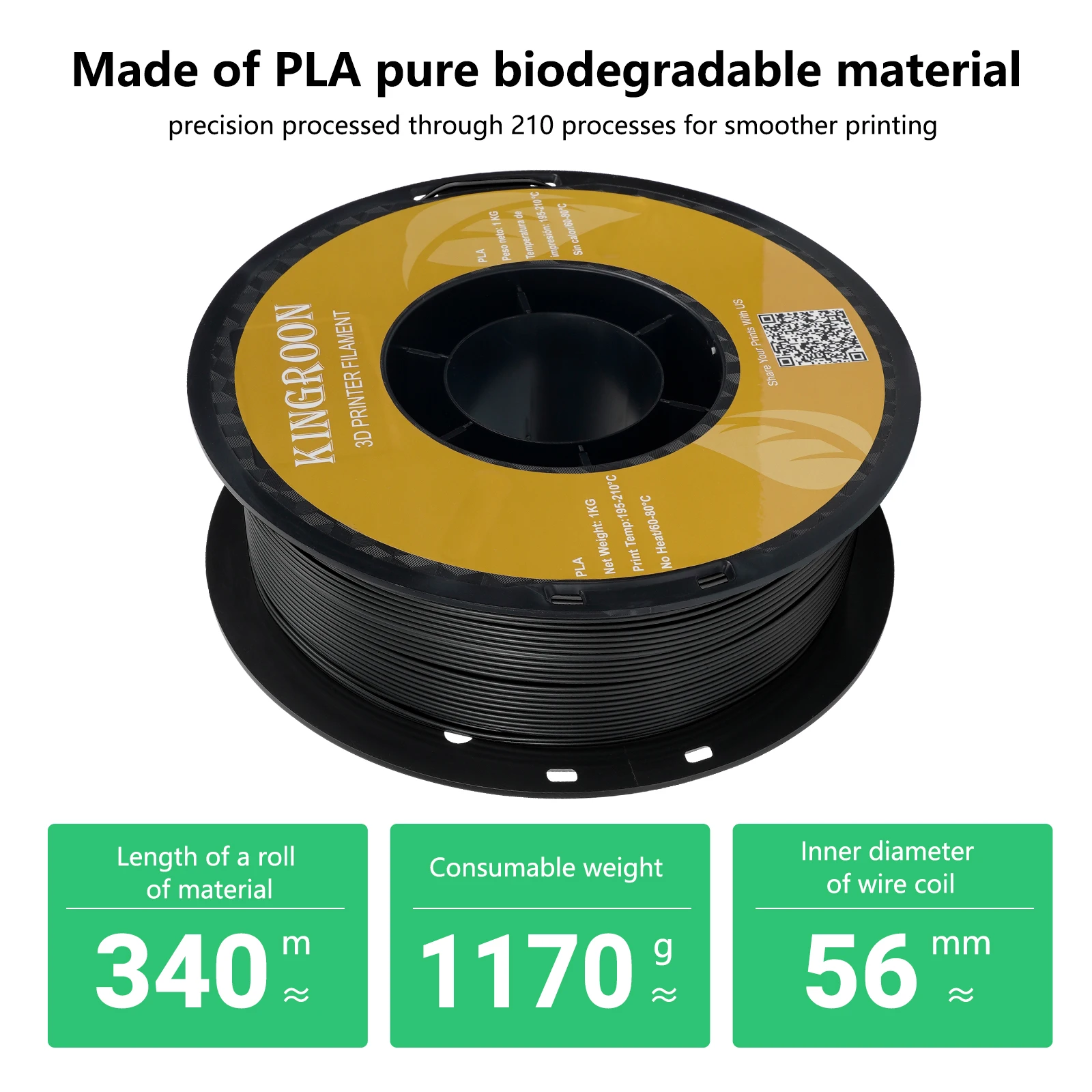 KINGROON 10KG PLA Filament PETG 3d Filament 1,75mm Für 3D Drucker Filament Bundle Gemischte farben FDM Druck material Schnelle Schiff