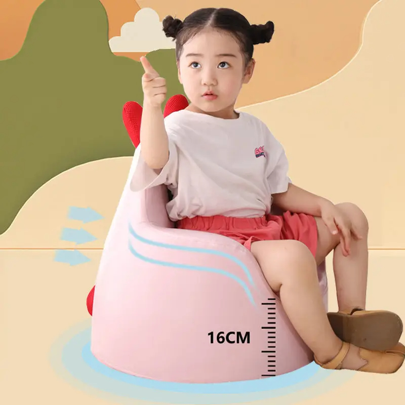 Mini sofá de dibujos animados para niños, asiento de oso conejo bonito, extraíble, lavable, para niño y niña de 1 a 6 años, pequeño sofá cómodo para leer