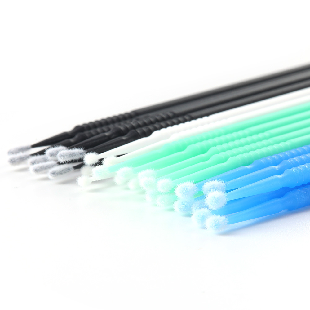100 uds/barriles microcepillo Dental aplicadores desechables puntas Micro cepillo limpieza 1,2/1,5/2,0/2,5mm